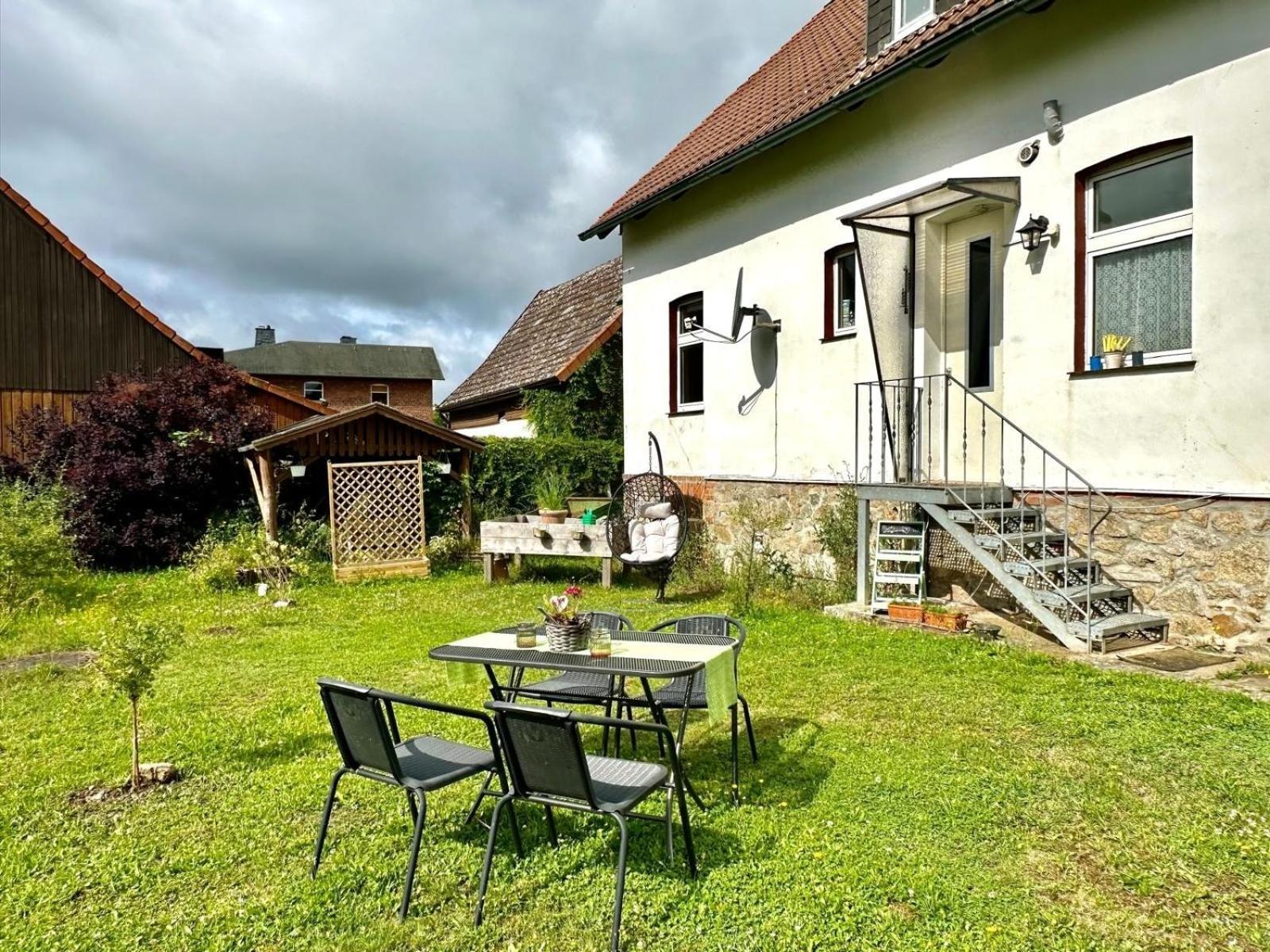 Ferienwohnung Sonnenschein Mit Kleinem Bauernhof Thale Exterior photo